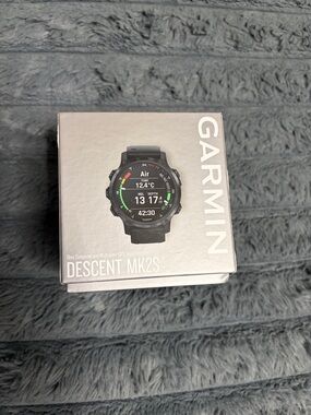 Garmin Descent MK2S Dive Computer - Black with Multicolor Display Accents